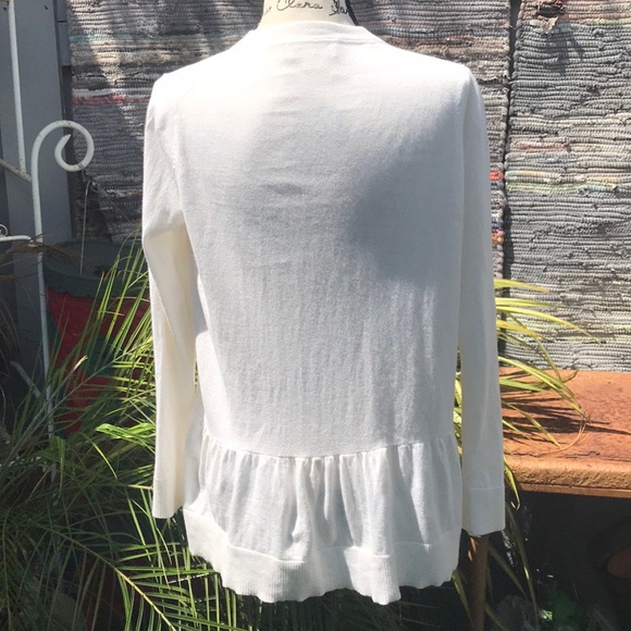 Broome Street by Kate Spade Cashmere ivory Sweater S - Picture 4 of 8